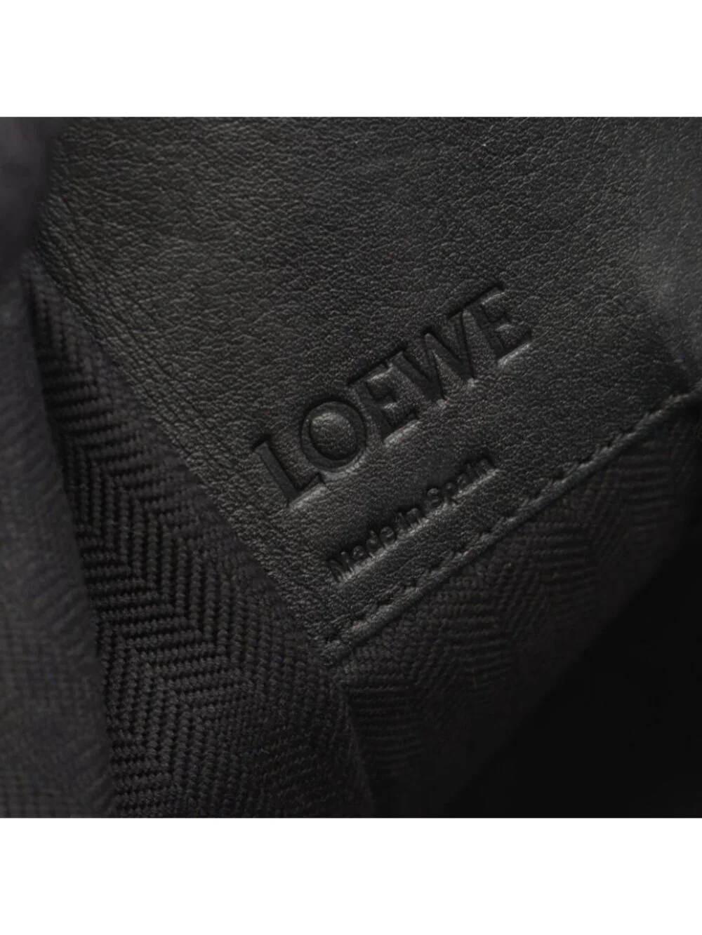 Loewe Handbag Hammock Small 2-Way Black Leather